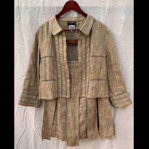 Chanel Linen Skirt Suit